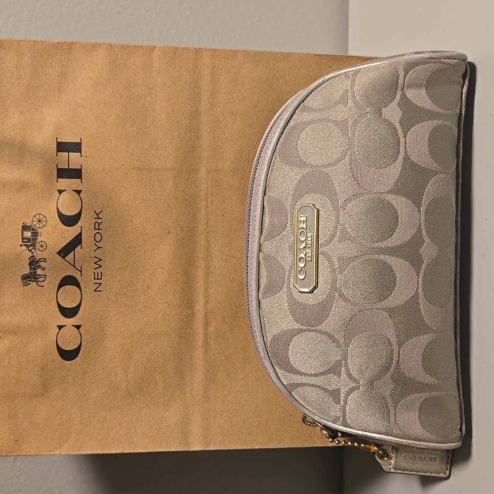 Coach Estee Lauder Monogram  Pouch
